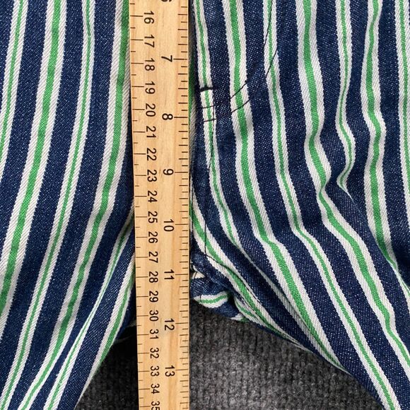 Pleasures Now Jeans Mens 30x28 Striped Mid Rise Straight Casual Stretch Denim - Picture 11 of 12